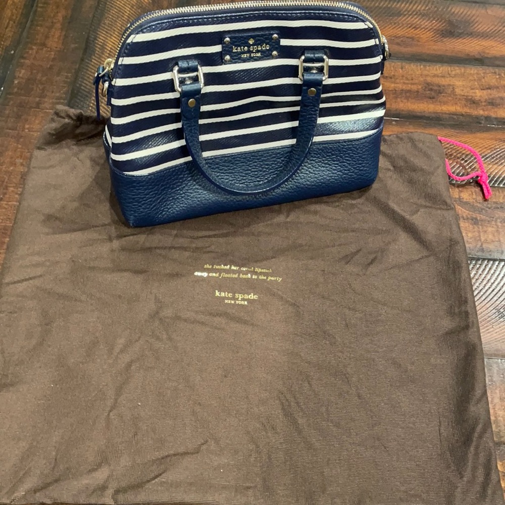 Kate spade striped tote small